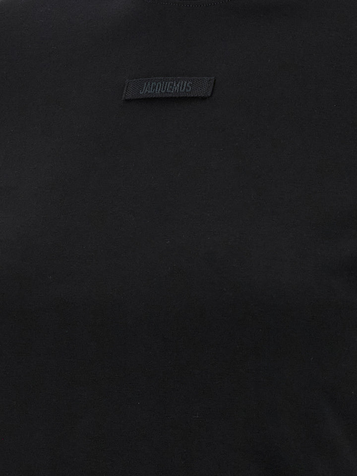 Jacquemus Le  Gros-Grain T shirt - Nero | e9460cea768bdd653756c02df1309a498f85c649