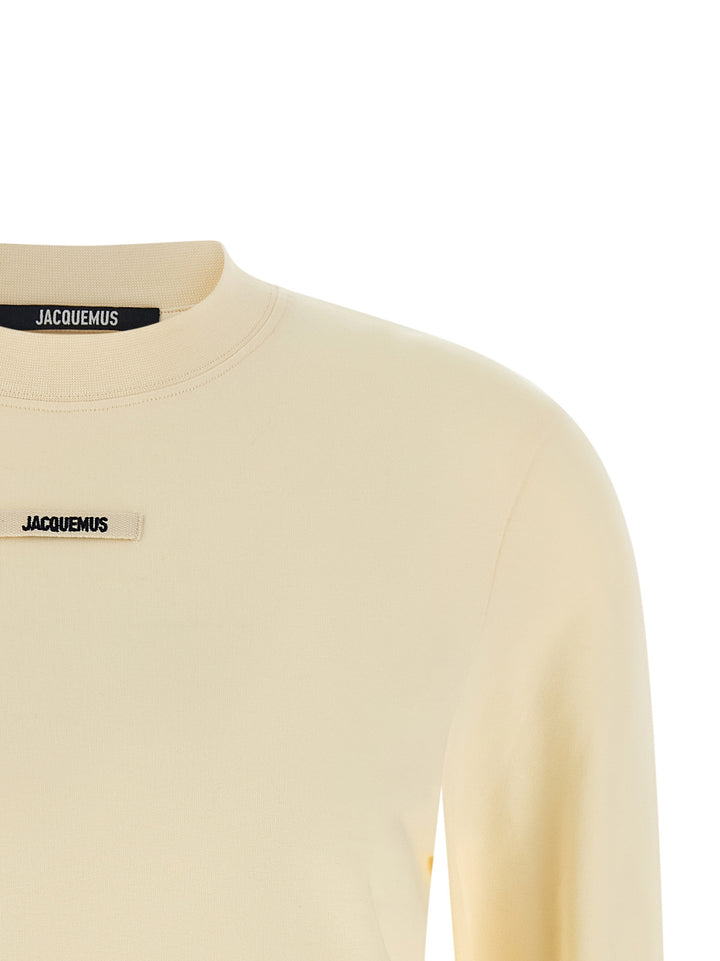 Jacquemus Le  Gros-Grain T shirt - Beige | 3a40cf101b166024cca7207c1b73ad3b45e82357