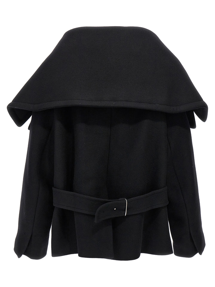 Jacquemus Le Caban Caruso Trench e Impermeabili - Nero | d3c56a6d9a9d5655d87d73c974af65065057690e