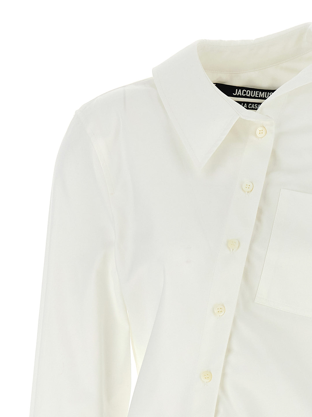 Jacquemus La Chemise Pablo Camicie - Bianco | 8740fd66e2e0a684c099105b2656fe48b1cb428c