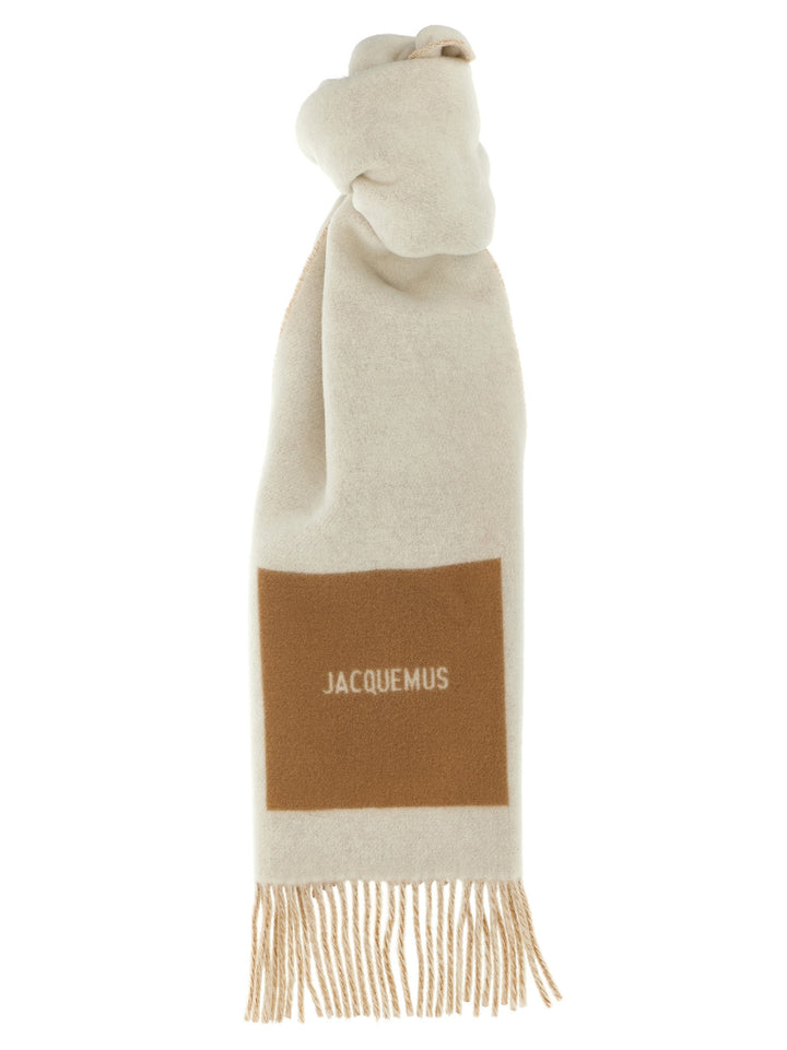 Jacquemus L Sciarpe - Beige | b696580a85f7acae8b966a957dc75ade239f5461