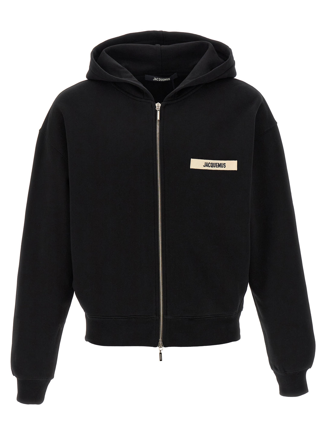 Jacquemus Le Hoodie Grip Gros Grain Felpe - Nero | e9ef73c19f4e61256cab137c9267566b26a4cc3c