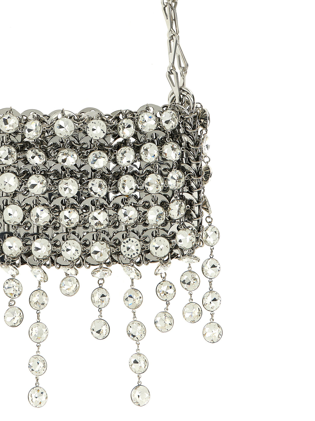 Paco Rabanne 1969 Strass Nano Borse a Spalla e Tracolla - Silver | 6beb285d58f7fea73de7ef1dc412455f7ae3e07c
