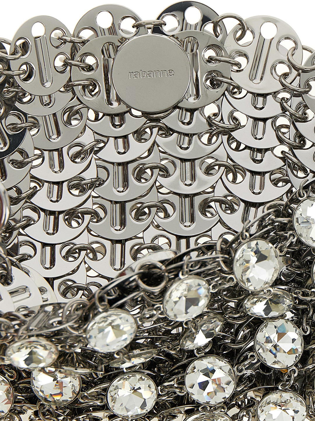 Paco Rabanne 1969 Strass Nano Borse a Spalla e Tracolla - Silver | 19d55dce7f6b57fb4189b707000038b9b4c093af