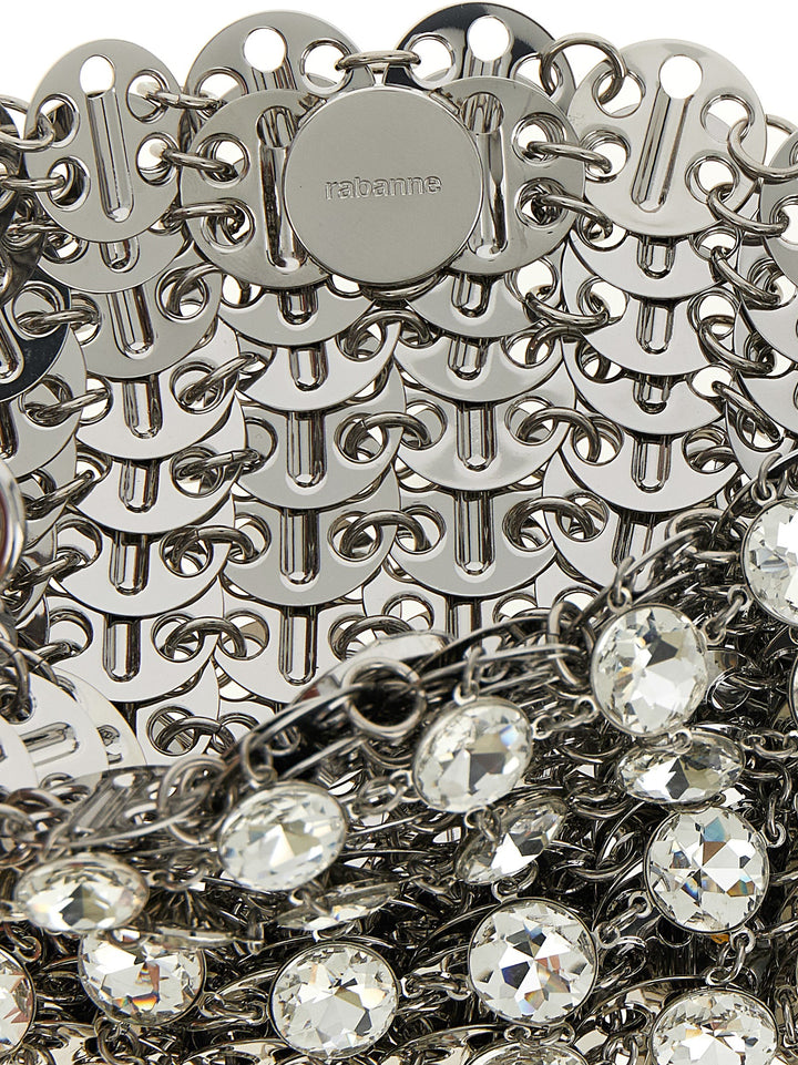 Paco Rabanne 1969 Strass Nano Borse a Spalla e Tracolla - Silver | 19d55dce7f6b57fb4189b707000038b9b4c093af