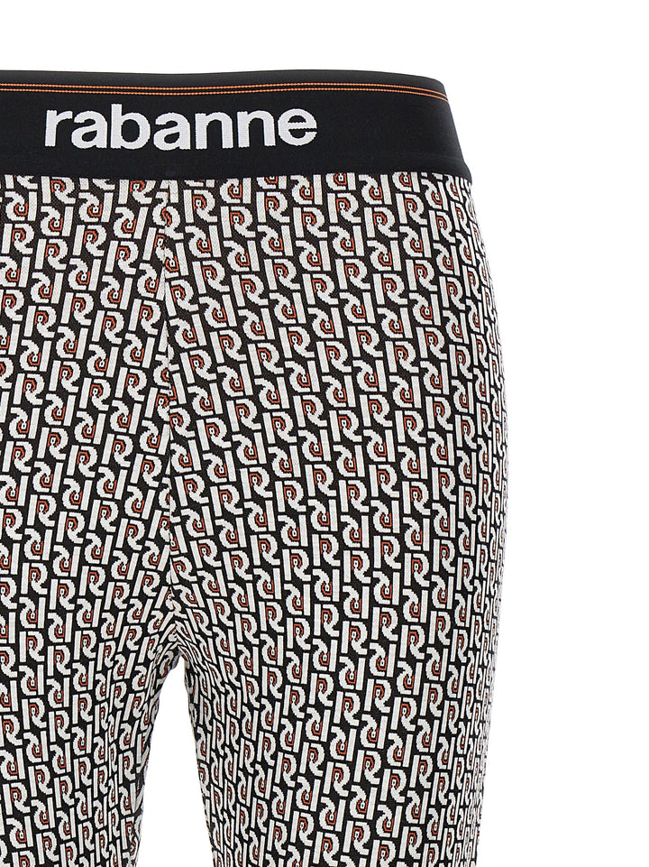 Paco Rabanne Monogram Leggings - Multicolor | 102dd5b7c69f9c9c360d6db67c5595e1f9cd28f5