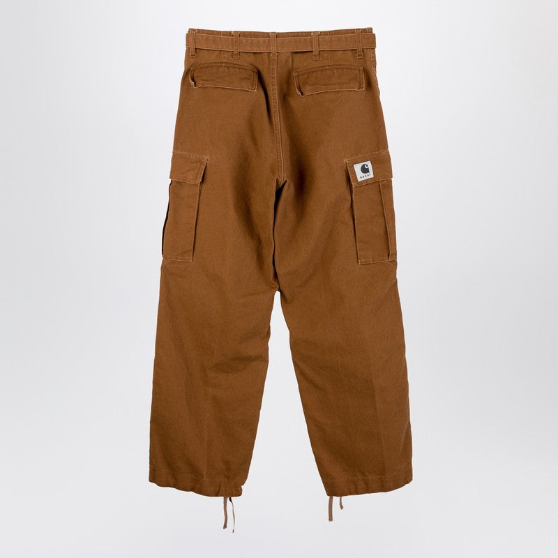 Sacai X Carhartt Wip Pantaloni - Beige | 414079681b7571282ce3e963f36f0df3329bddcd