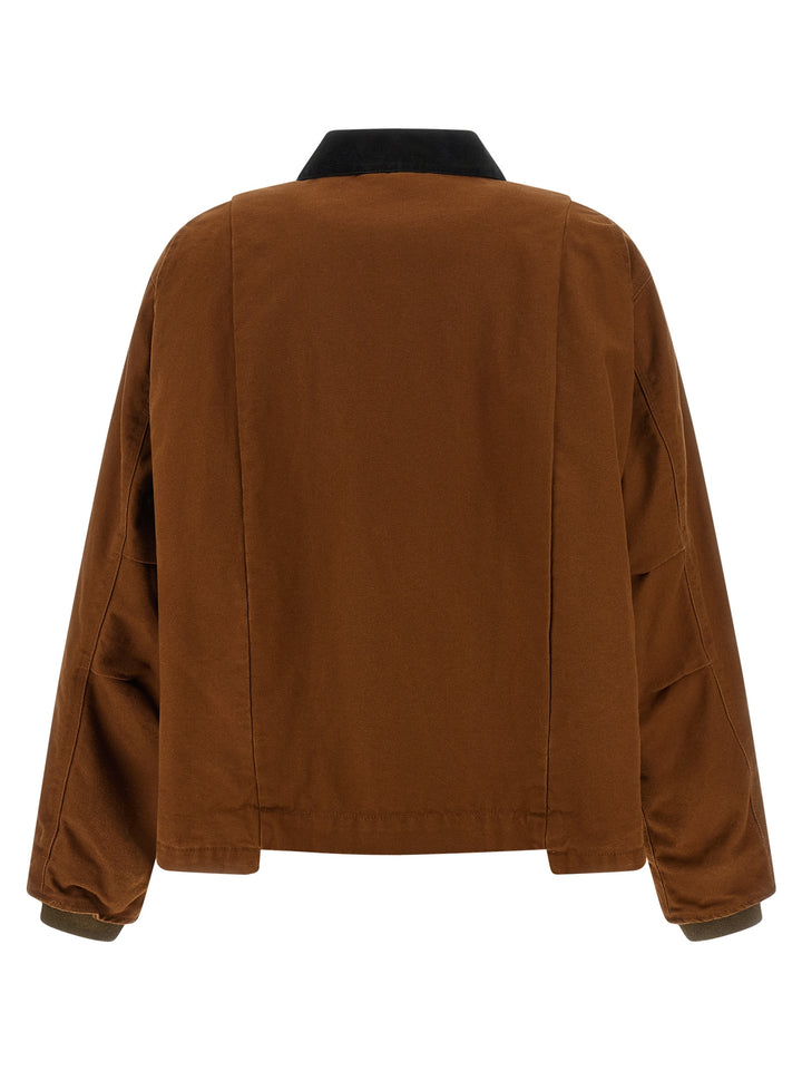 Sacai Sacai X Carhartt Wip Capsule Jacket Puffer Jackets - Marrone | a2c9c7b4c719f6e902e62ab18003e6834dfdc166