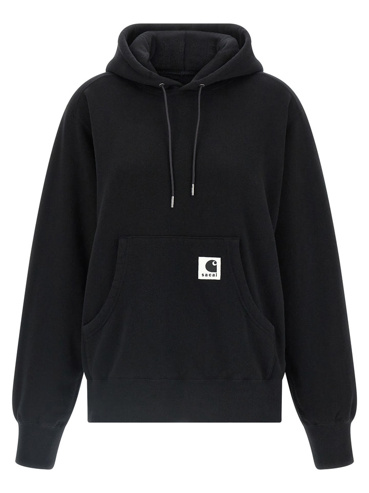 Sacai Sacai X Carhartt Wip Capsule Hoodie Felpe - Nero | 5f6b0b894fe520d051c99dad508a77242580ab61