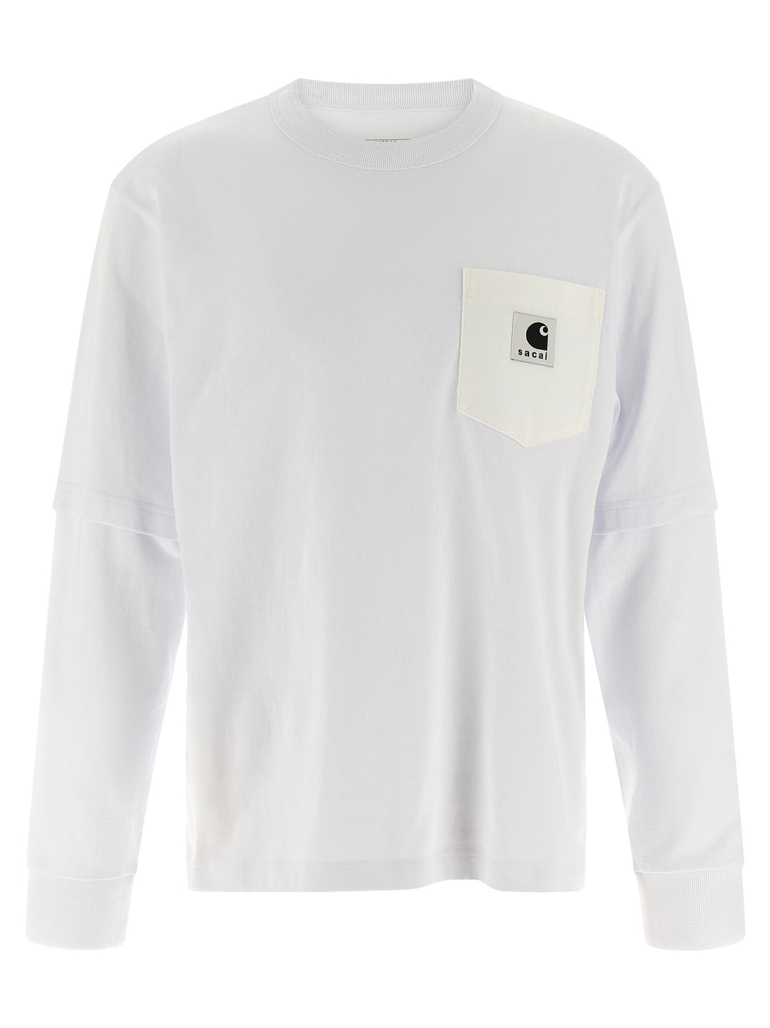 Sacai Capsule Sacai X Carhartt Wip T shirt - Bianco | 053846f517253c374ad12dcd8b4b49fed0f373ad