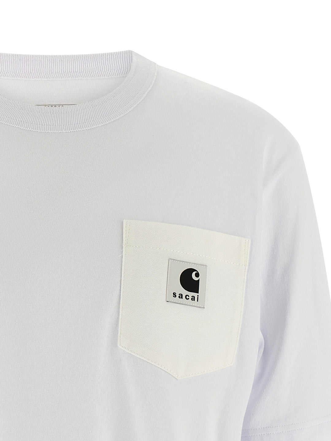 Sacai Capsule Sacai X Carhartt Wip T shirt - Bianco | d430627792d38d6164ff6c705f7781fc9bd61a0a