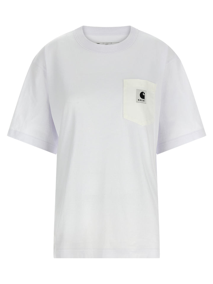 Sacai Capsule Sacai X Carhartt Wip T shirt - Bianco | cc5aa777217c0a1c2009cd3fb4c1b3d385b61940