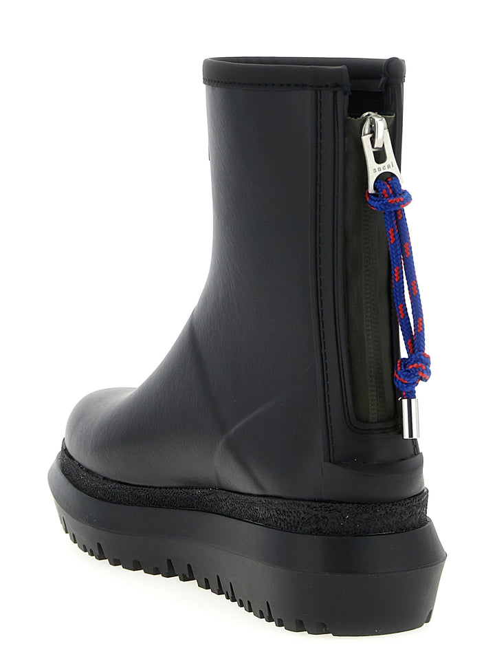 Sacai Rubber Boots Stivali e Stivaletti - Nero | df7e90f632de6a5f7a12a15438ce9ccd3b844796
