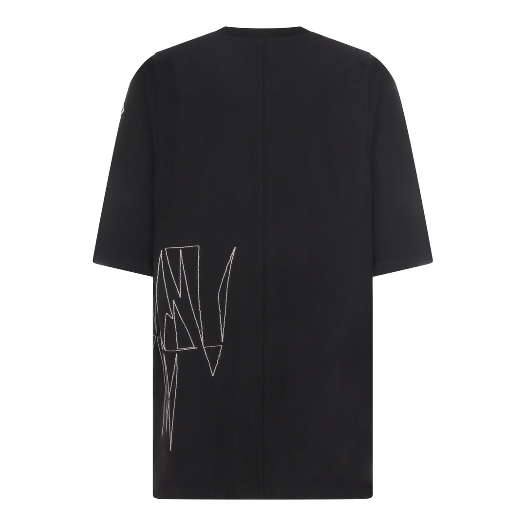 Moncler X Rick Owens T-shirts and Polos - BLACK | 4e900eb7b0e90c32373aac5b8b40c46ad27730ac