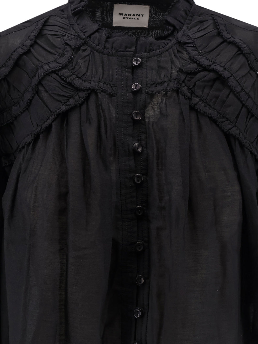 Marant Etoile Shirts - BLACK | 253d623f111f7793c1746193e499c32e4ece2fff