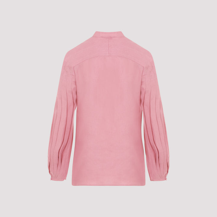 Gabriela Hearst Blouse - Pink & Purple | 005332b06497fd6ba787e90dba03490e2482954c