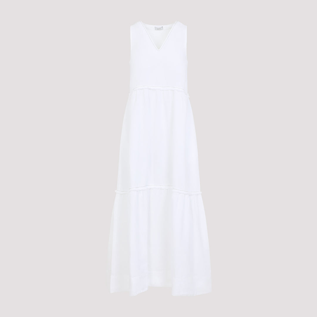 Peserico Long dresses - Bianco | 7535d583f0f8f434fb49ee1f82fcae8dc652f332