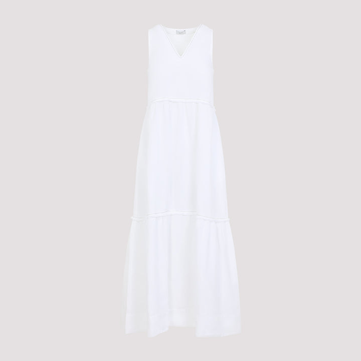 Peserico Long dresses - Bianco | 7535d583f0f8f434fb49ee1f82fcae8dc652f332