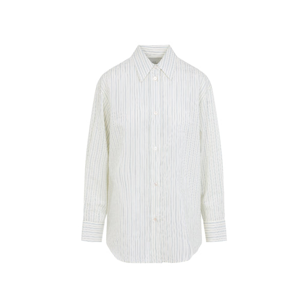 Beige Rouen Cotton And Silk Shirt