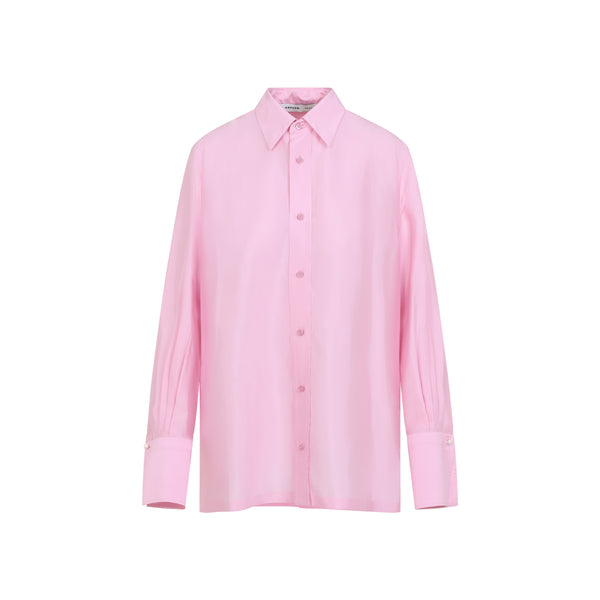 Pink Silk Shirt