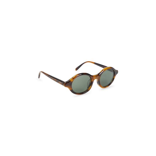 Havana Brown Epsilon Slim Acetate Sunglasses