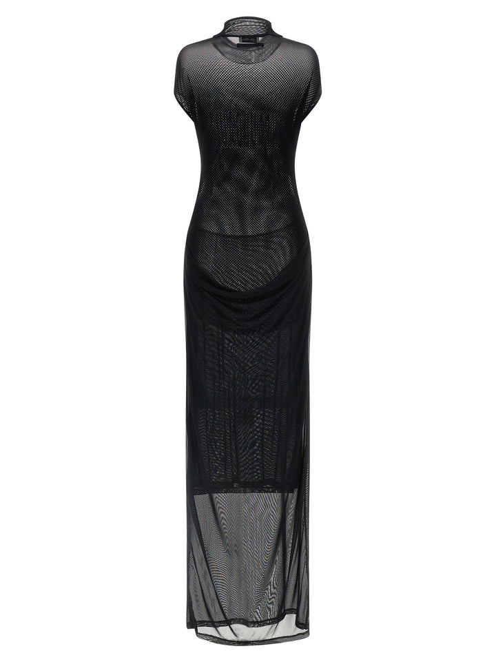 Jean Paul Gaultier Flocked Dress Abiti - Nero | 3c7b124c17ff4d553b59b647568a85e3f664b5d3