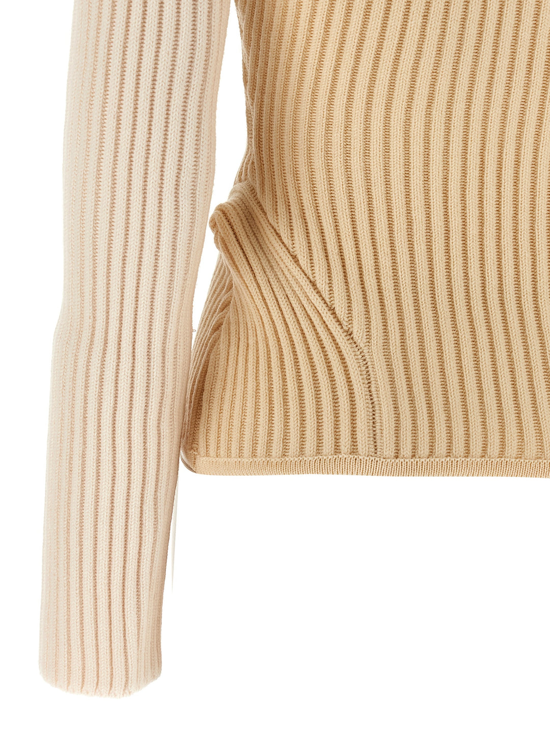 Jean Paul Gaultier Corset Sweater Maglioni - Beige | 10b554b2959efaa1d8543ae95e4dbbb76d03b711