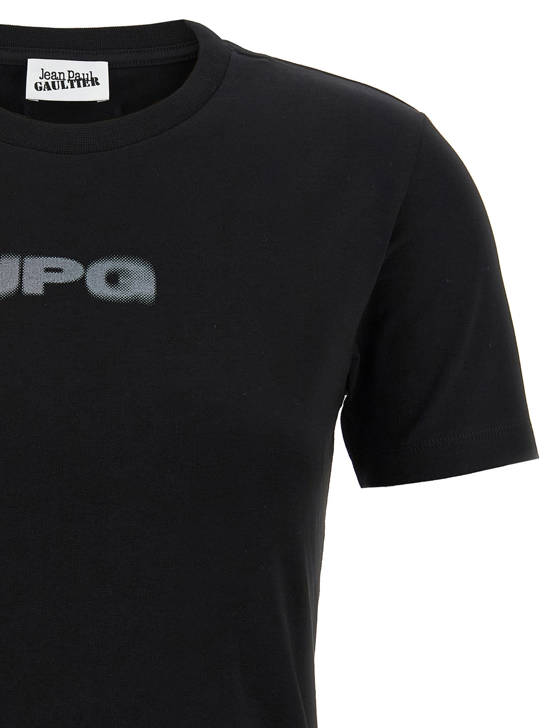 Jean Paul Gaultier The Black Jpg Baby Tee T shirt - Nero | 771d269c70b72f2385687aa57846c0a87725d12a