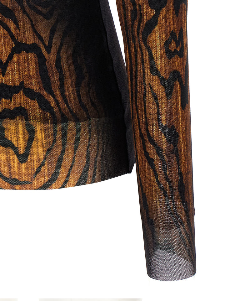 Jean Paul Gaultier Wood Top - Multicolor | ed3701f2531b2be5533f6ebea27fde6066dc6410