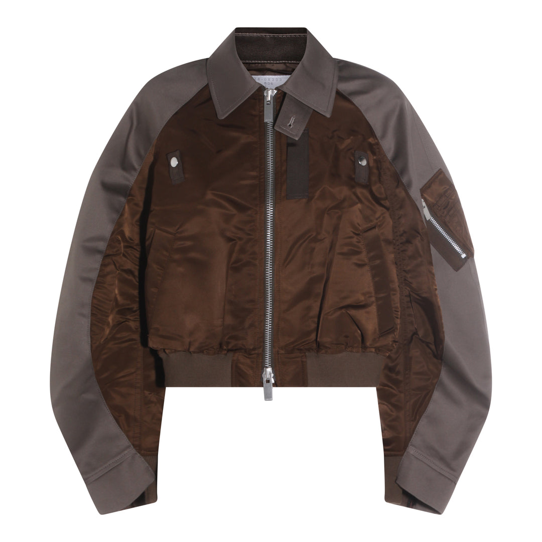 Sacai Jackets - BROWN/GREY | 5b222bed7d3fe5569ed91b2e344026993f8dd434