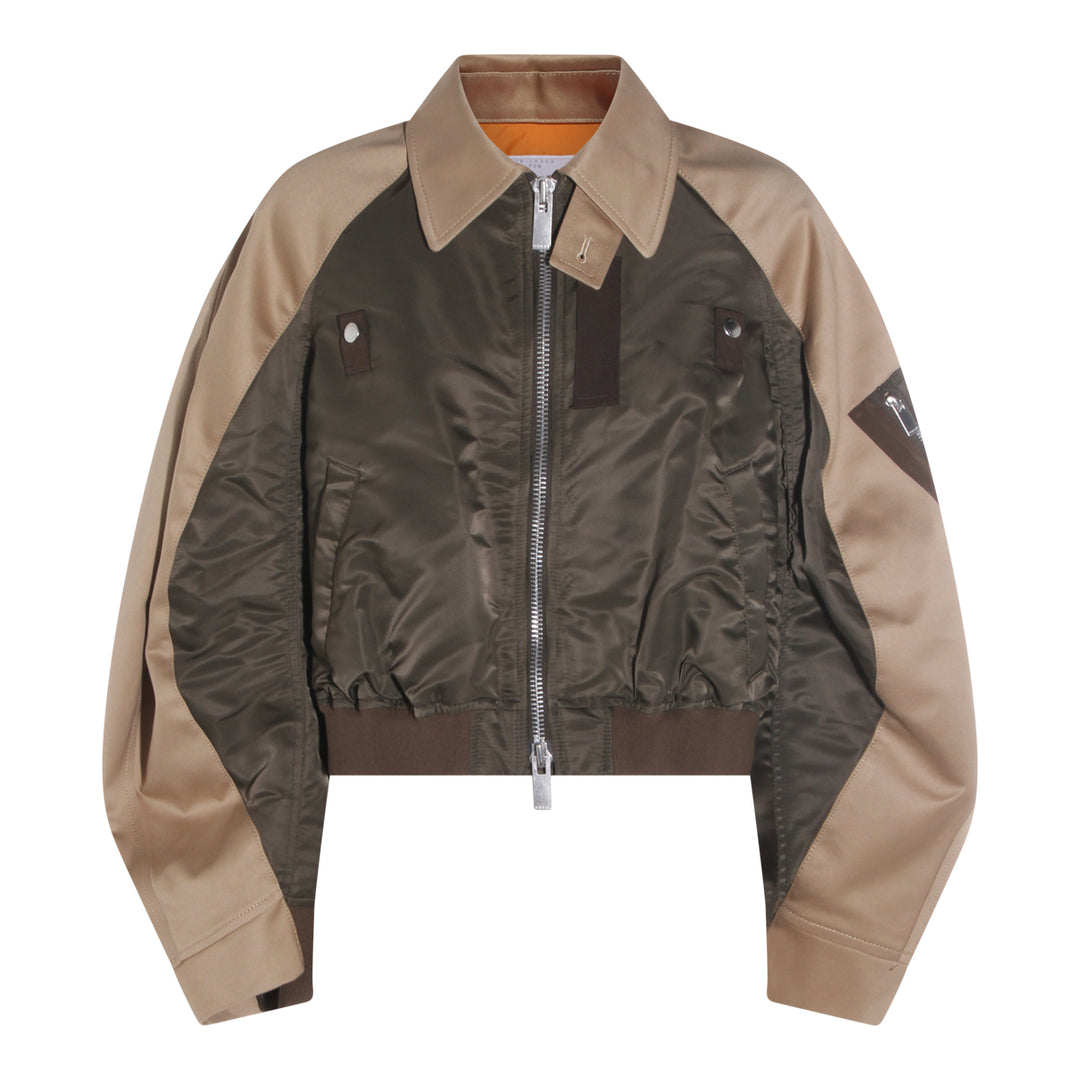 Sacai Jackets - KHAKI/BEIGE | 8b5f88fe25c2b45994e52c198e7fa8628b740489