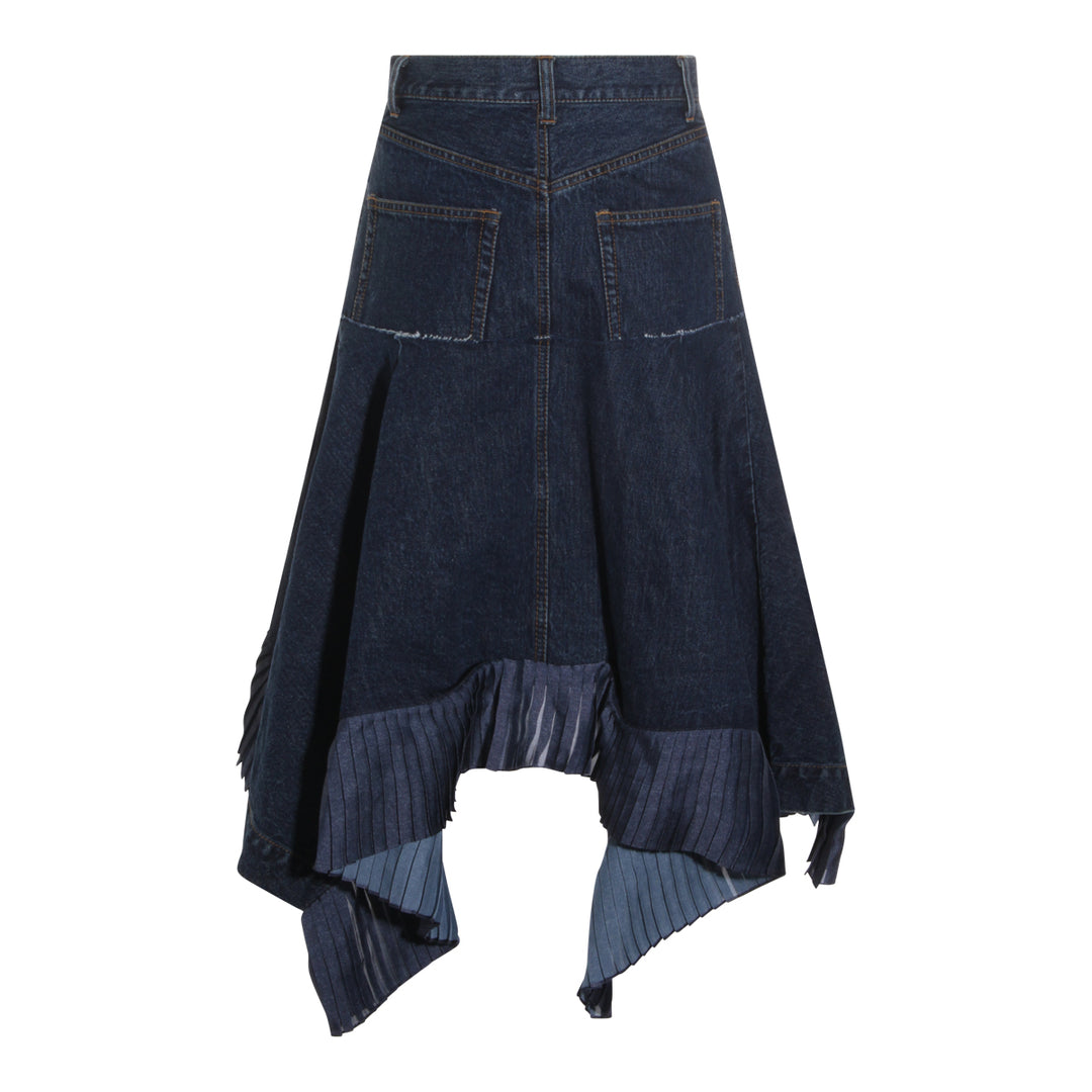 Sacai Skirts - BLUE | 4132f5f47ea76420cbcd471cacbe69aebec4b1cd