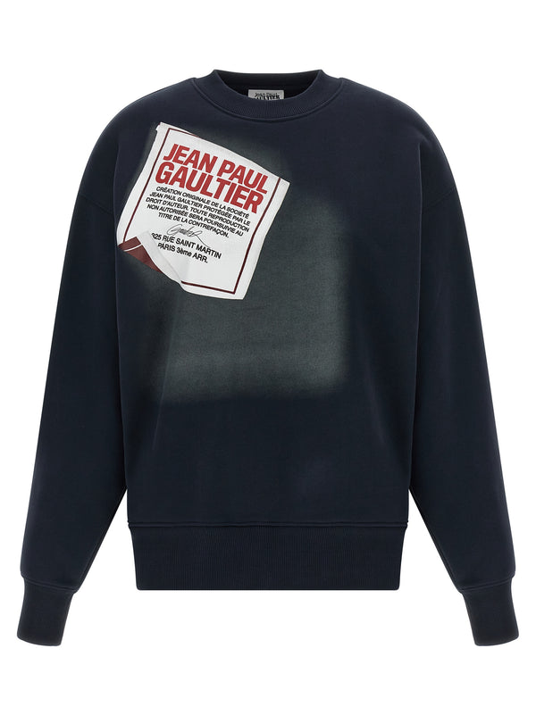 The Blue Gaultier Label Felpe Blu