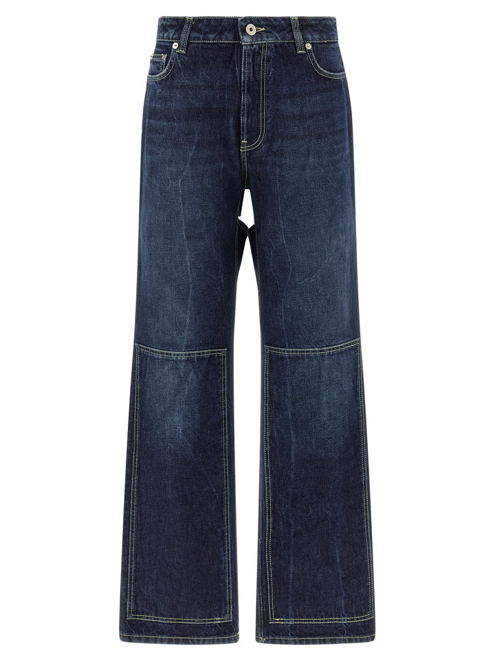 Jean Paul Gaultier The Blue Cut-Out Jeans - Blu | 4faa83aa087f8c2833d2183eb8d00bf1e52ab74e