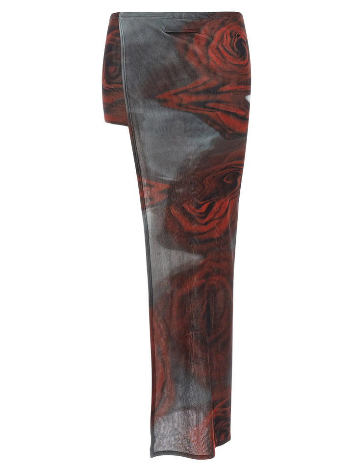 Jean Paul Gaultier The Red Blurry Roses Bermuda e Short - Multicolor | c180ca3fbcdb97e212e64ba201a2ffa5966be04e