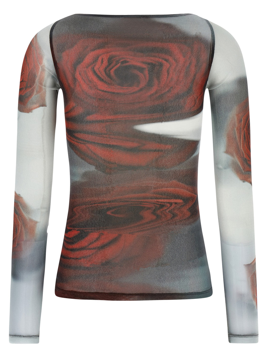 Jean Paul Gaultier The Red Blurry Roses Top - Multicolor | 0feee741429d3c7760220933ce550361897f7042