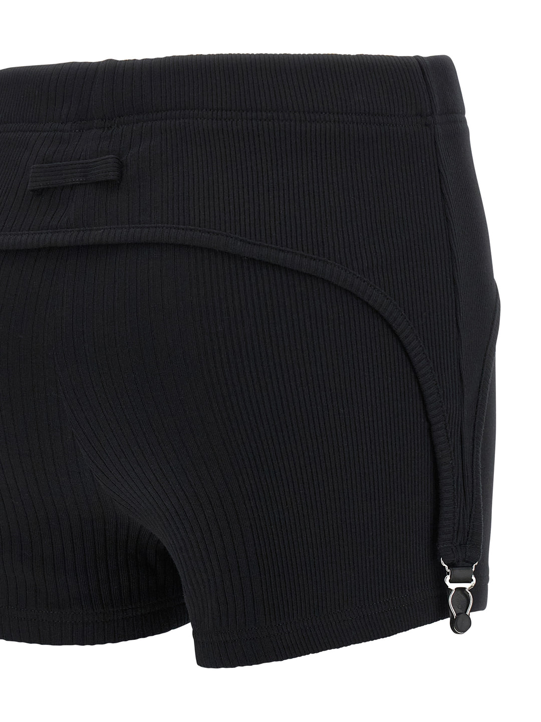 Jean Paul Gaultier The Black Garter Bermuda e Short - Nero | a1610f79ae4e419b8ccf05524c224bf7417b4ea5