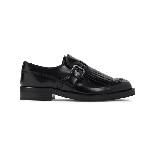 Black Piper Calf Leather Loafers