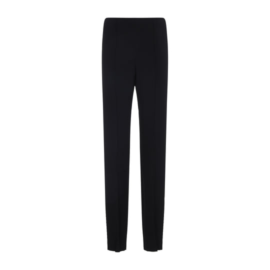 Black Viscose Pants