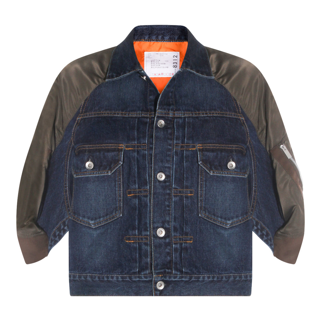 Sacai Jackets - BLUE/KHAKI | 1204e392b6928366802f0dda3162b6e8b8e48cbf