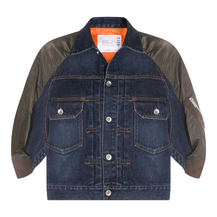 Sacai Jackets - BLUE/KHAKI | 1204e392b6928366802f0dda3162b6e8b8e48cbf