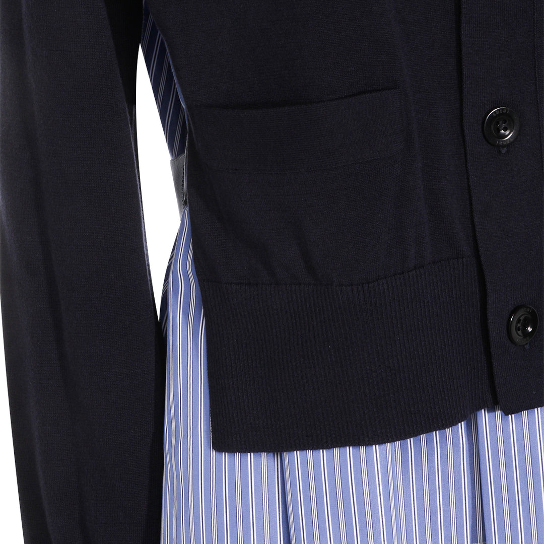 Sacai Sweaters - NAVY/BLUE | 0227f27a28a43873f53f3fe1c246e67c384b57d1