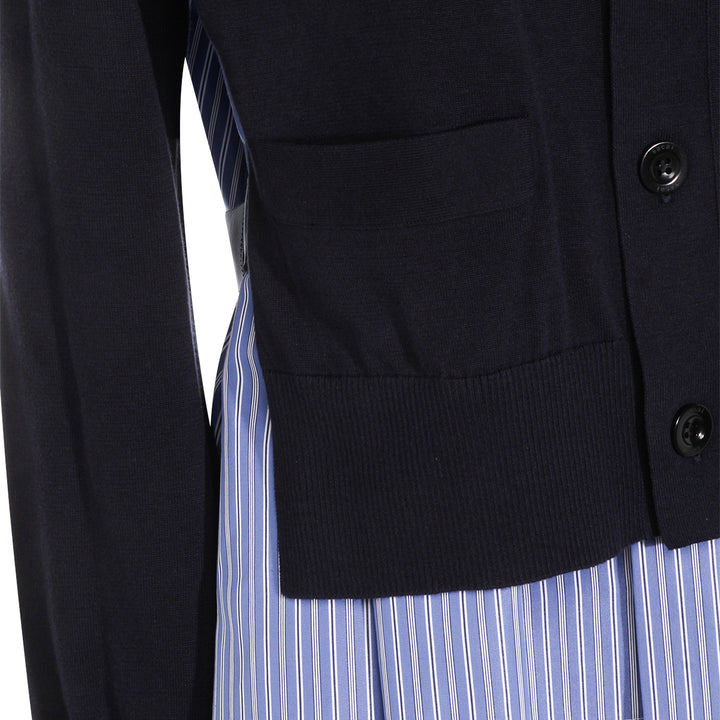 Sacai Sweaters - NAVY/BLUE | 0227f27a28a43873f53f3fe1c246e67c384b57d1