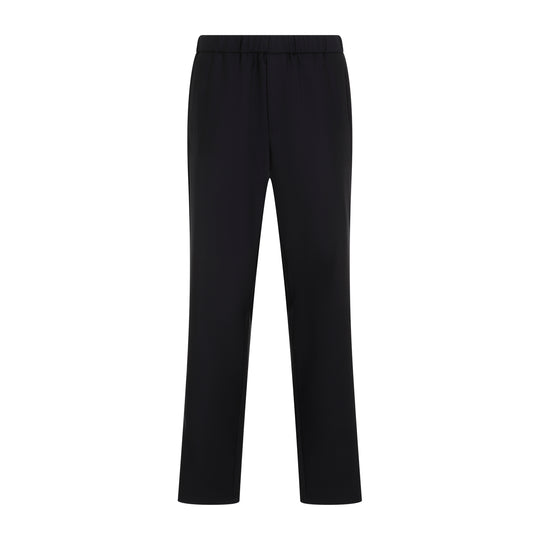 Blue Virgin Wool Trousers