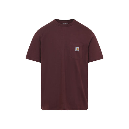 Red Ss Pocket Cotton T-Shirt