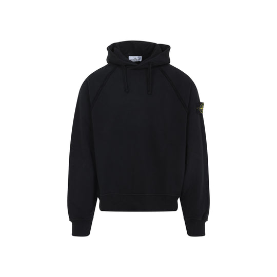 Black Cotton Sweatshirt