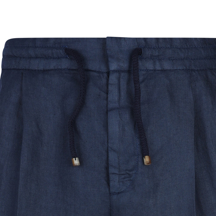 Brunello Cucinelli Trousers - NAVY | be6e262bc29f6bb4a091253700b0b4622f0145da