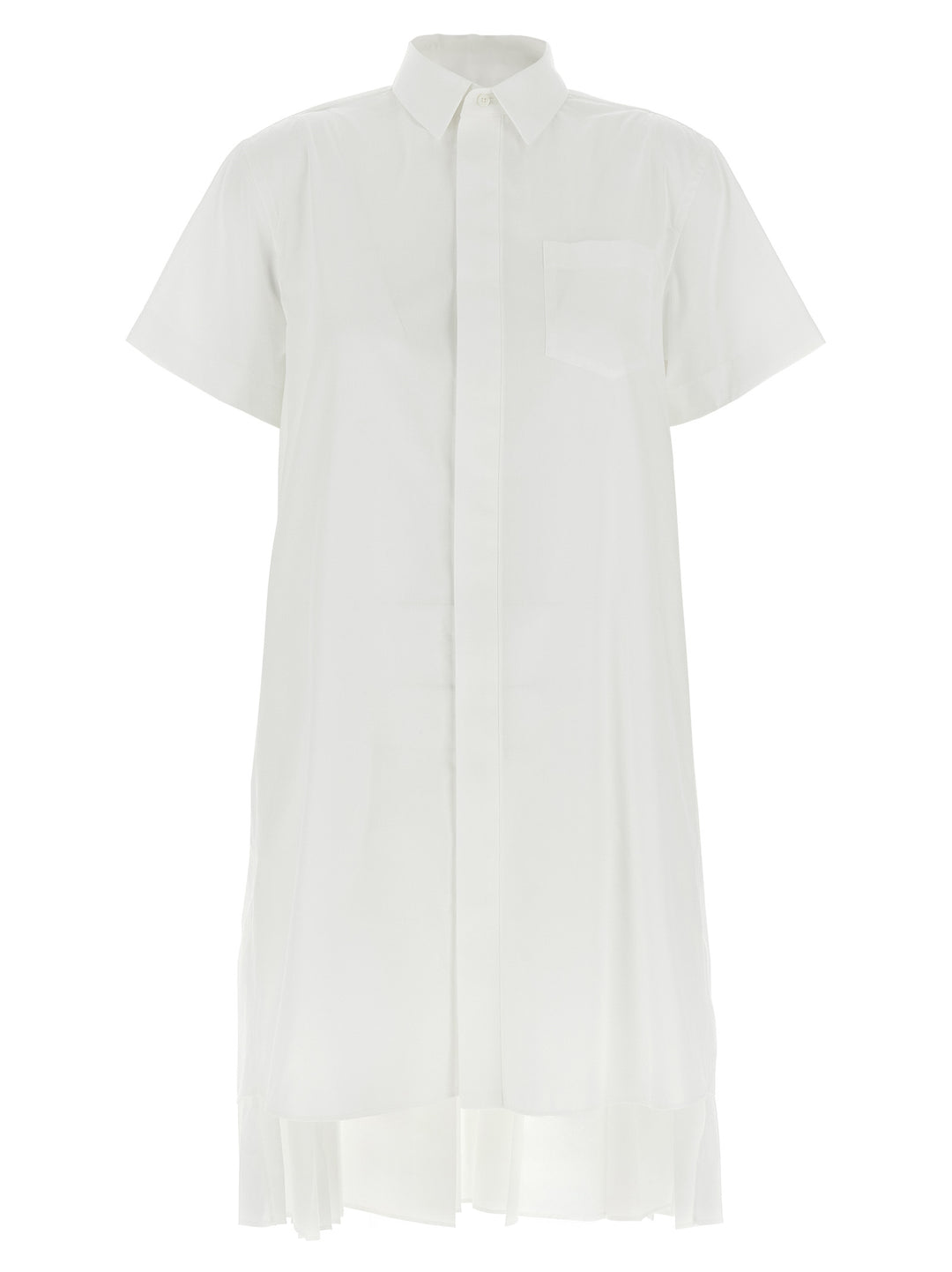 Sacai Chemisier Dress Abiti - Bianco | eddc7c541aa7d6174c907855008c40cb0f375763