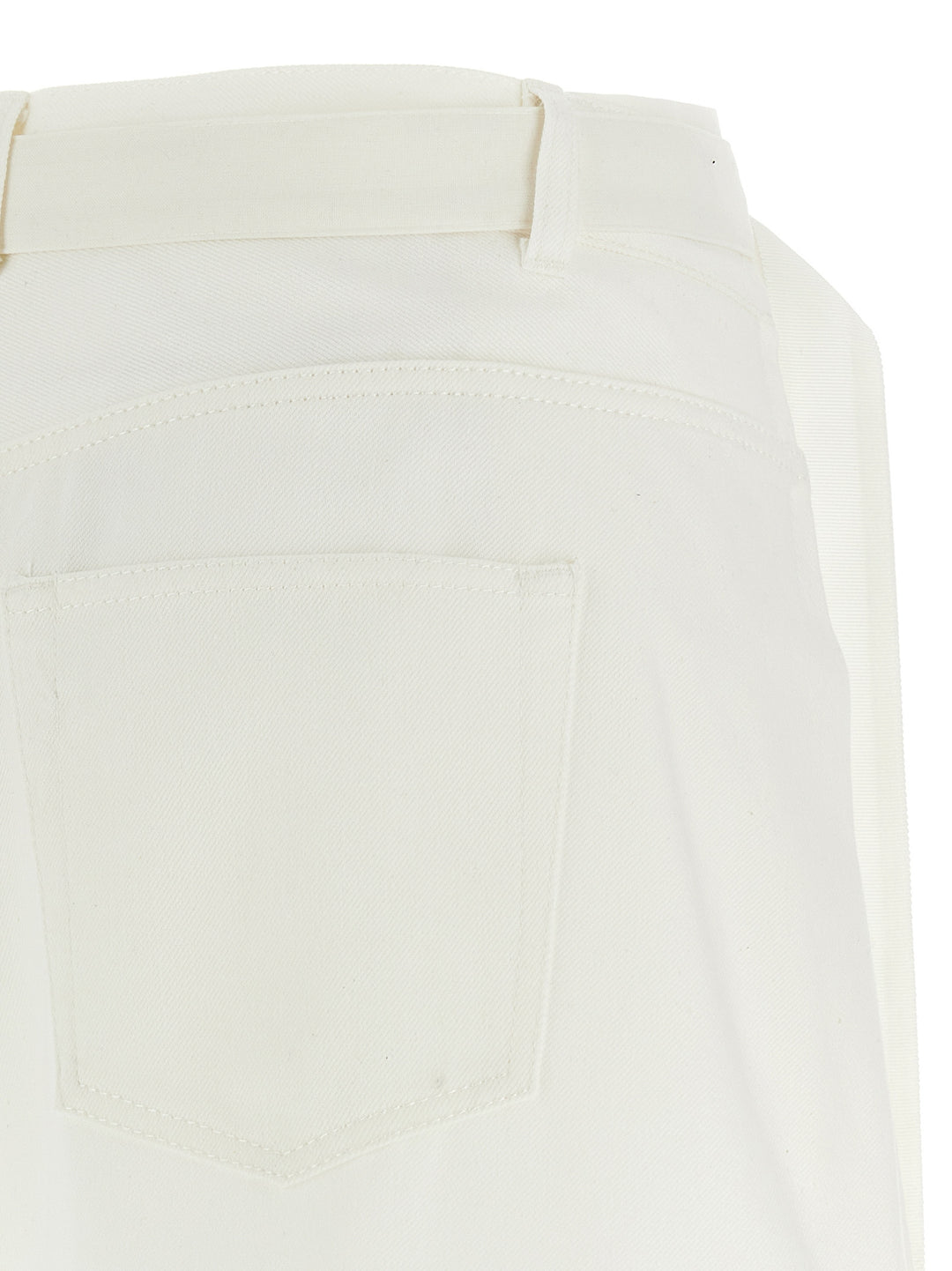 Sacai Wool Insert Shorts Bermuda e Short - Bianco | e3d53c9cc970fabf730baf40040252c23eab36e3