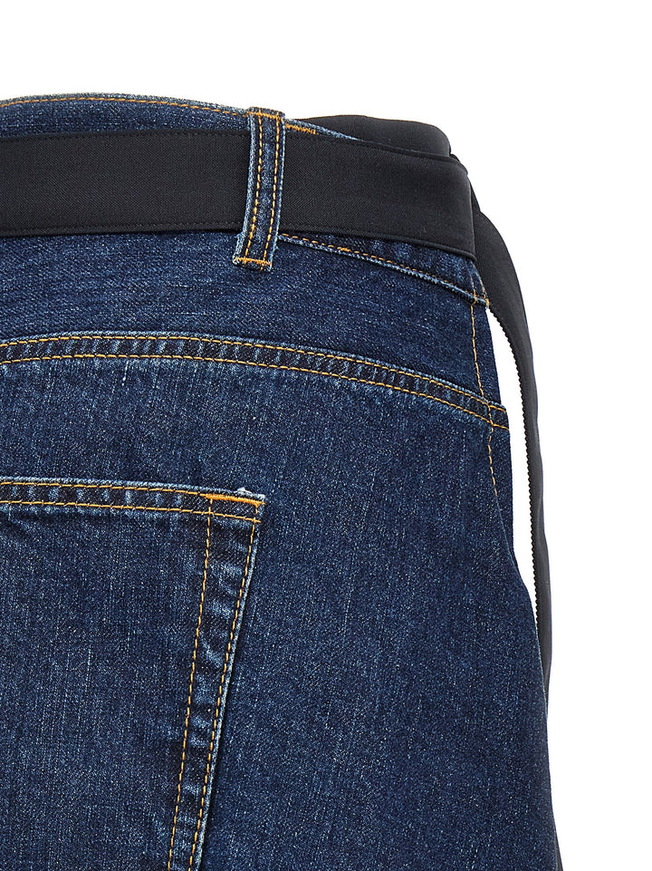 Sacai Wool Insert Shorts Bermuda e Short - Blu | ec4558b5157fad09168dddaa9f39719afb7e13d3